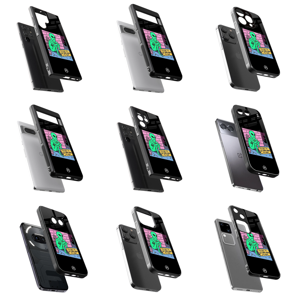 Durable Glass Back Mobile Case for iPhone, Samsung, OnePlus, Google Pixel, Redmi, Vivo, Oppo
