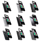 Durable Glass Back Mobile Case for iPhone, Samsung, OnePlus, Google Pixel, Redmi, Vivo, Oppo