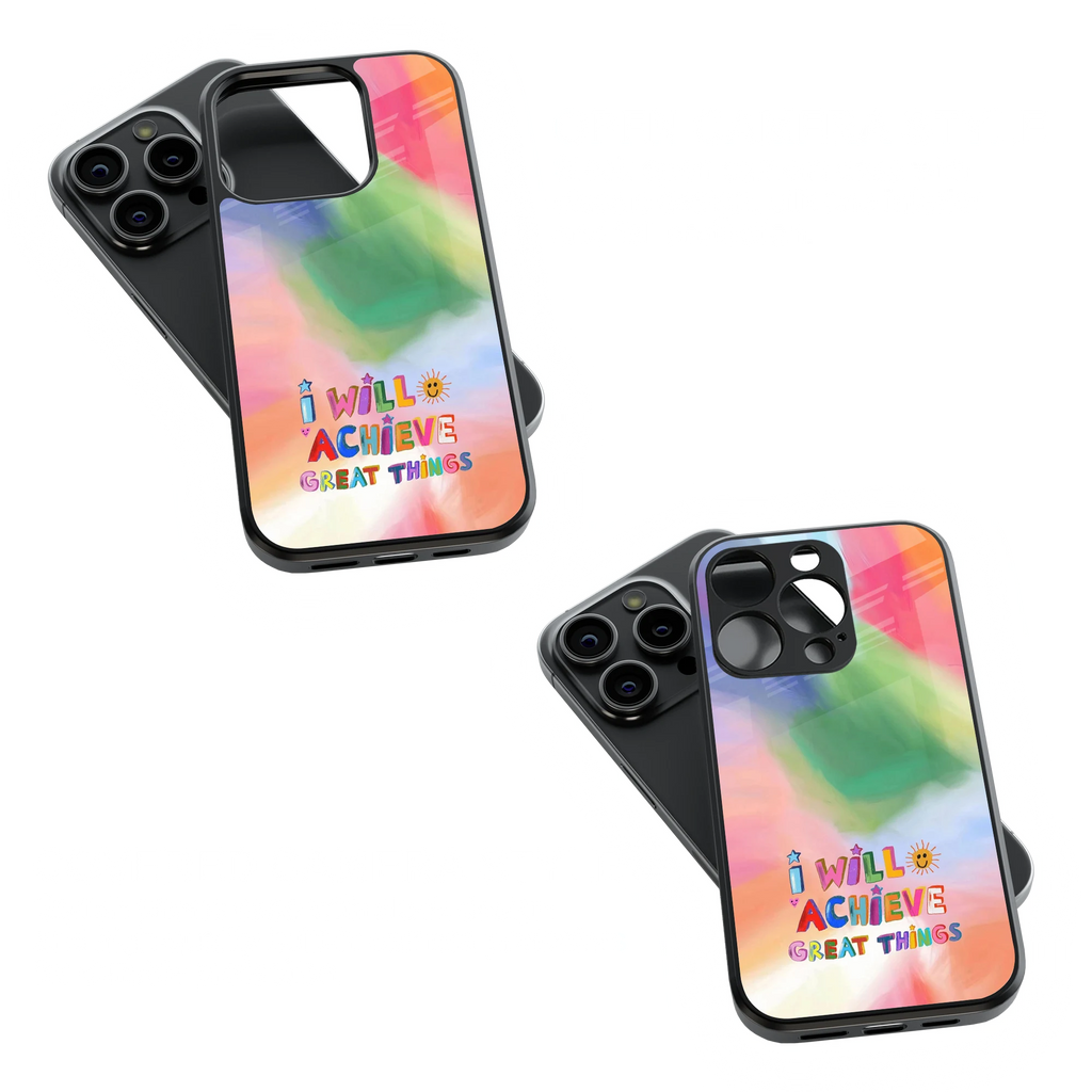 Trendy Glass Back Mobile Case for iPhone, Samsung, Redmi, OnePlus, Google Pixel, Motorola