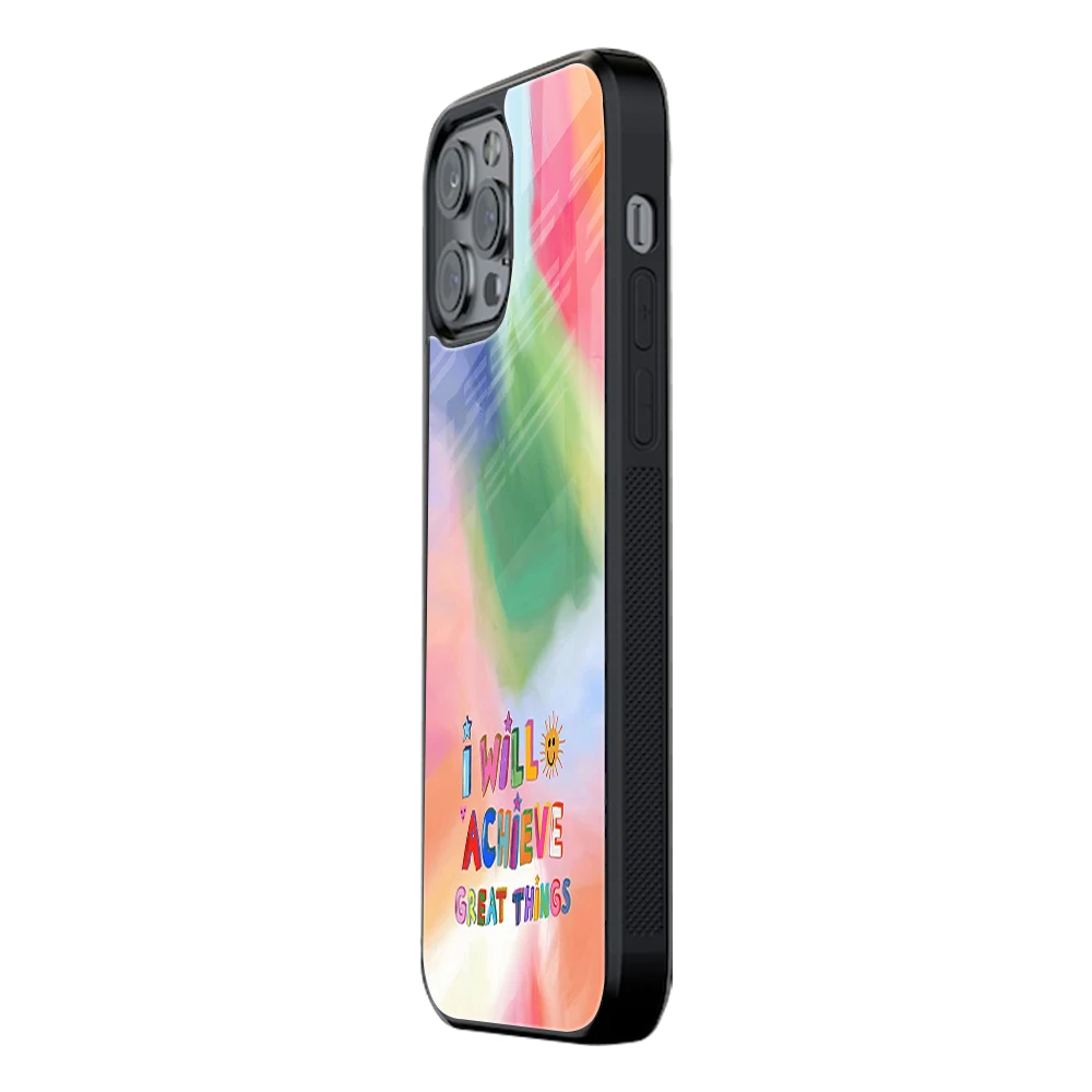 Slim Glass Back Phone Case for Multiple Brands iPhone, Samsung, Redmi, OnePlus, Oppo, Vivo