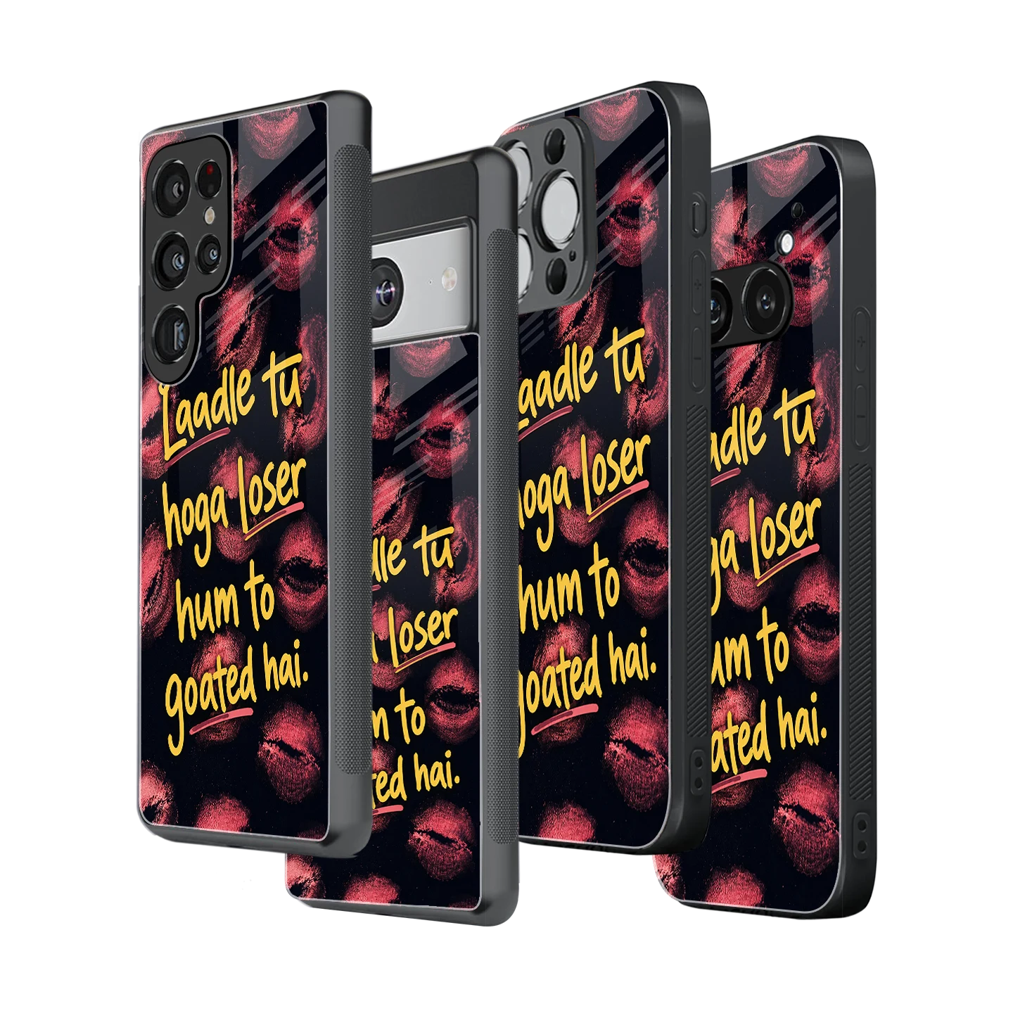 Stylish Glass Back Case for All Smartphones iPhone, Samsung, OnePlus, Pixel, Redmi, Oppo, Vivo, Motorola