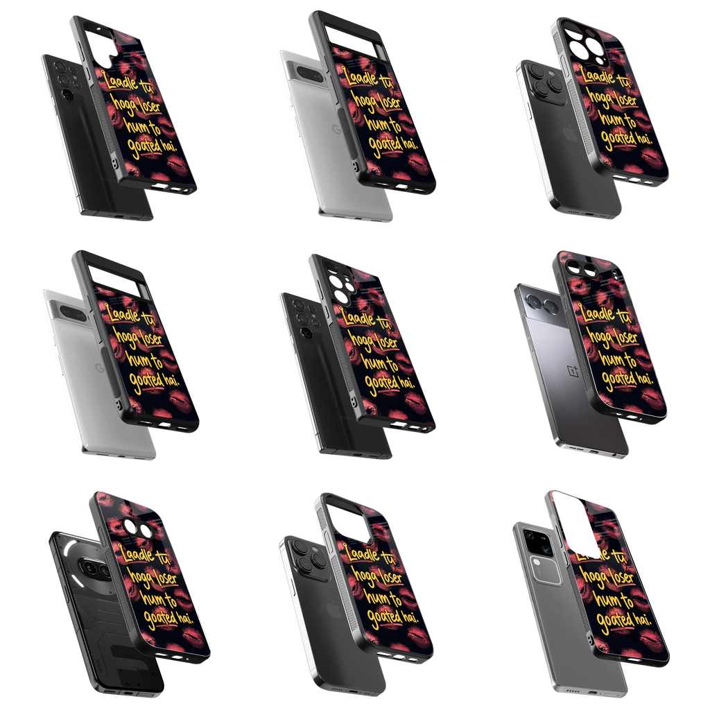Durable Glass Back Mobile Case for iPhone, Samsung, OnePlus, Google Pixel, Redmi, Vivo, Oppo