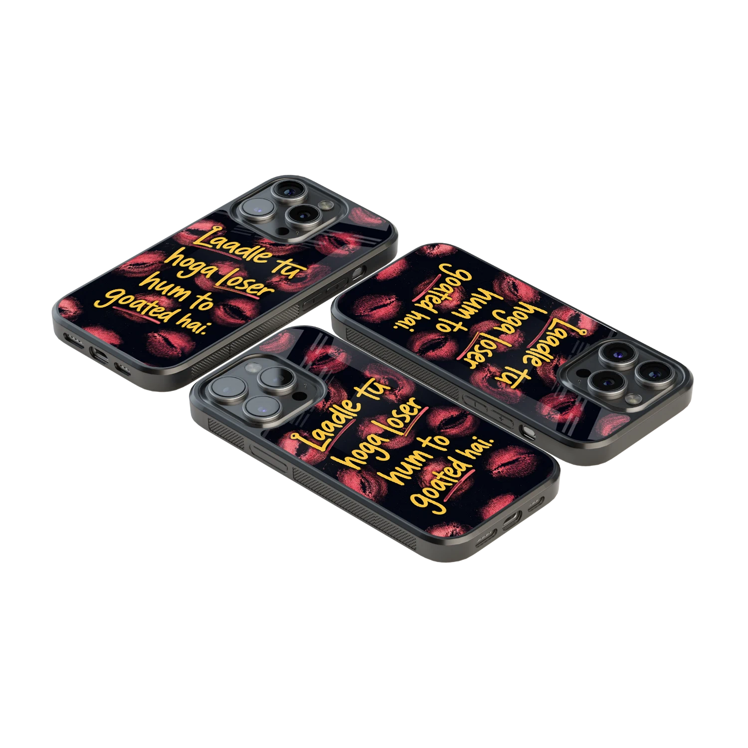 Luxury Glass Back Mobile Cover for iPhone, Samsung Galaxy, OnePlus, Pixel, Redmi & More