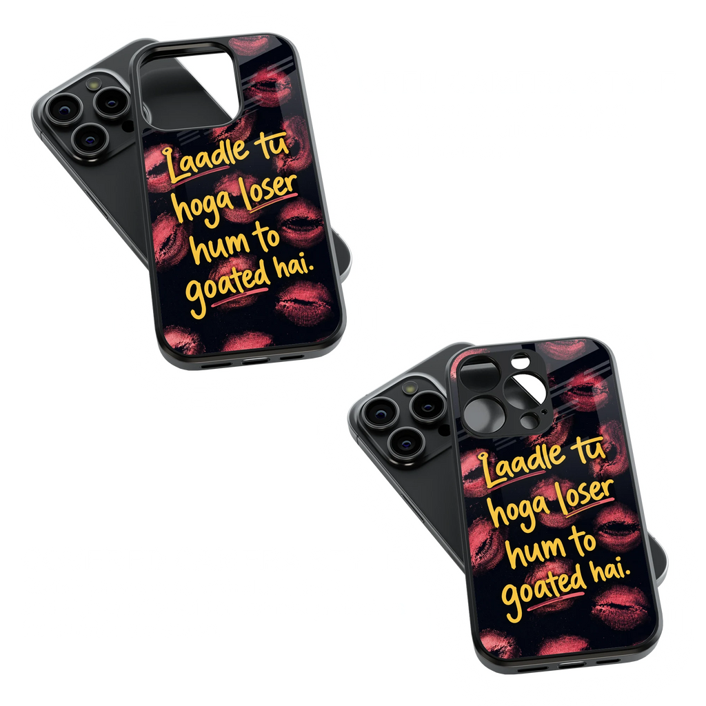 Trendy Glass Back Mobile Case for iPhone, Samsung, Redmi, OnePlus, Google Pixel, Motorola