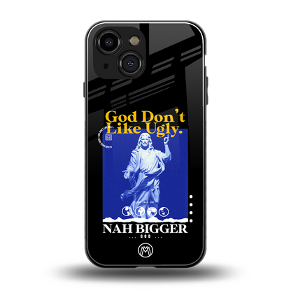 god don't like ugly exclusive back phone cover | glass case for iphone 13 mini