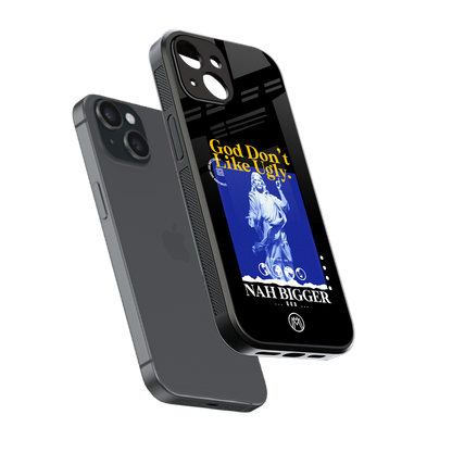 god don't like ugly exclusive back phone cover | glass case for iphone 13 mini