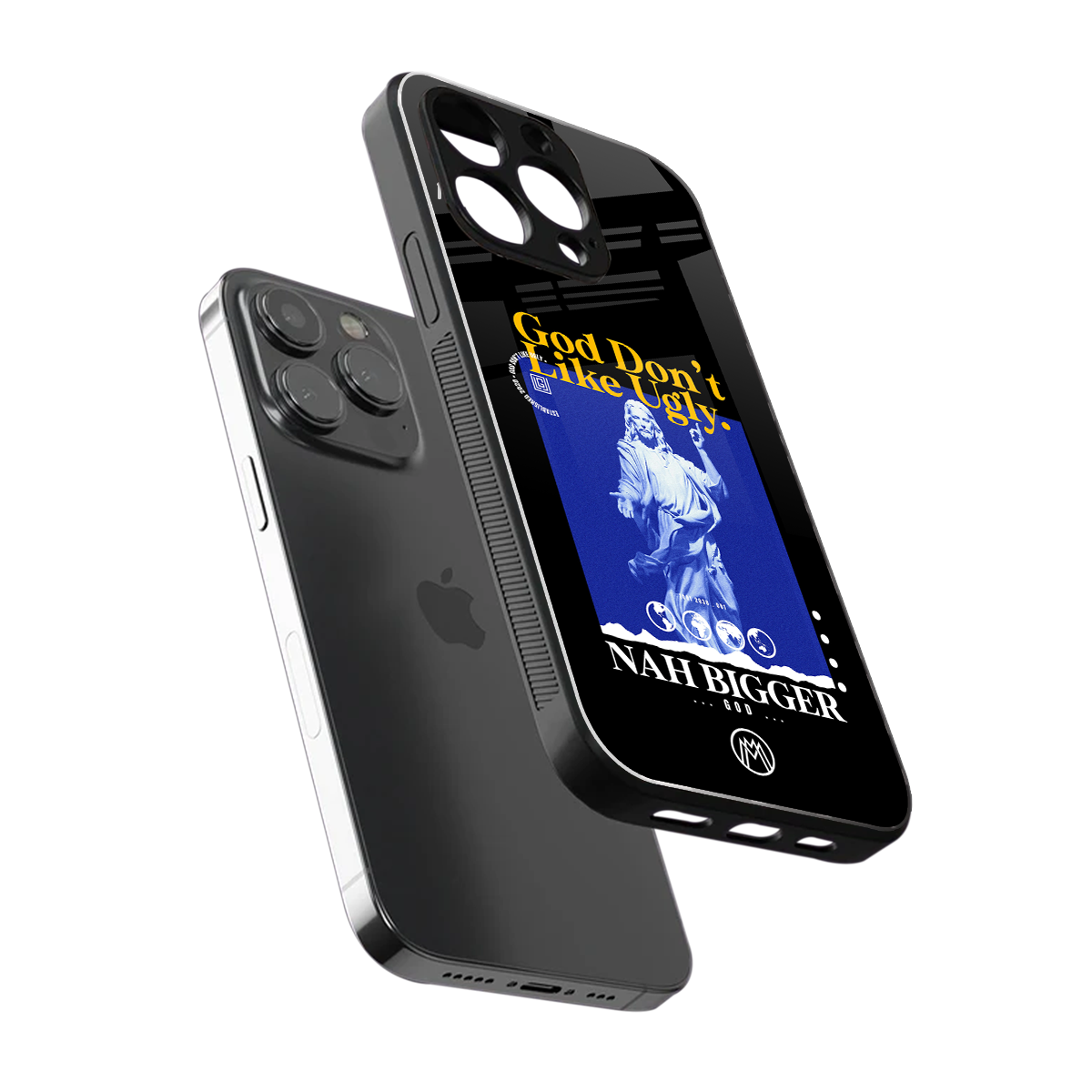 god don't like ugly exclusive back phone cover | glass case for iphone 13 pro