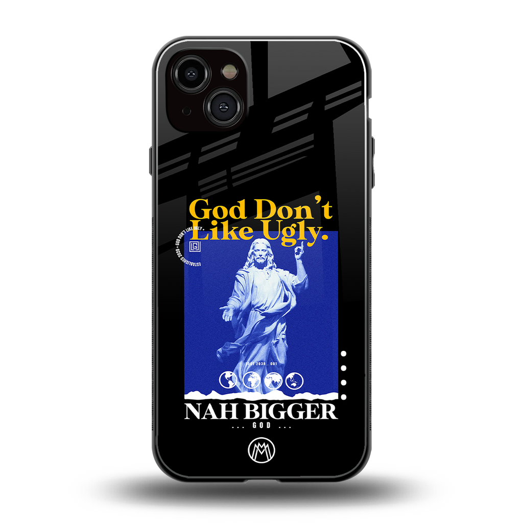 god don't like ugly exclusive back phone cover | glass case for iphone 14 plus
