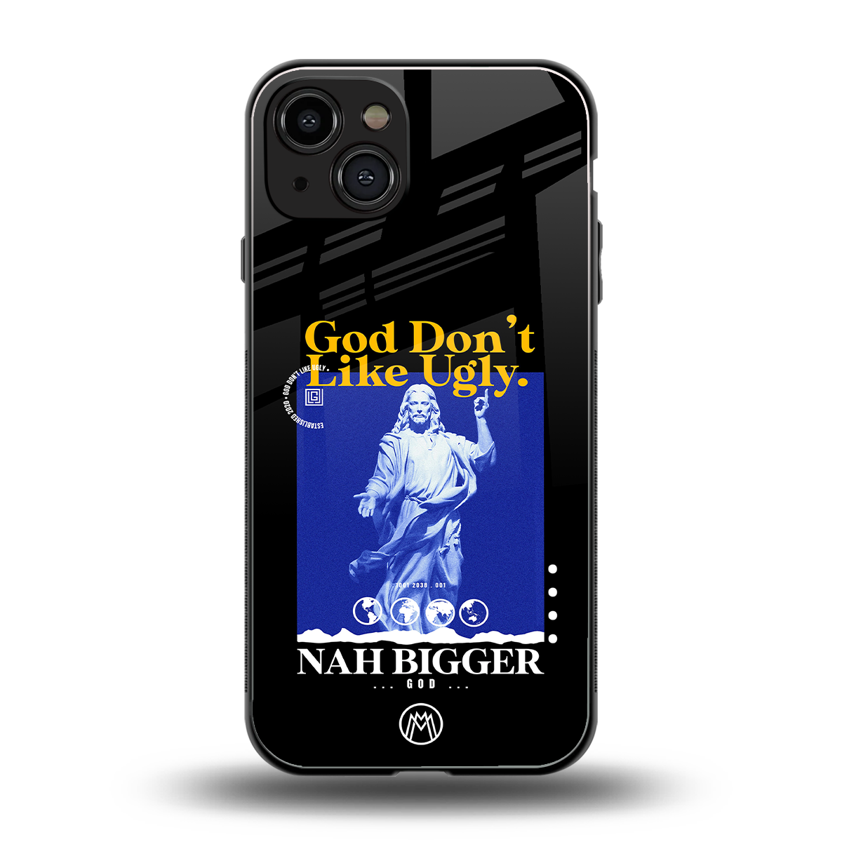 god don't like ugly exclusive back phone cover | glass case for iphone 15