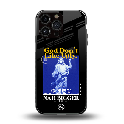 god don't like ugly exclusive back phone cover | glass case for iphone 16 pro max