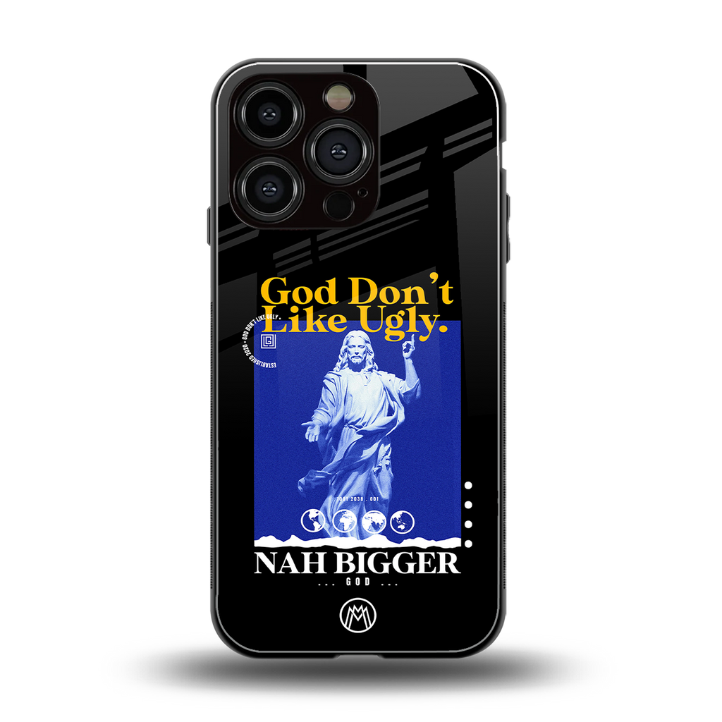 god don't like ugly exclusive back phone cover | glass case for iphone 16 pro