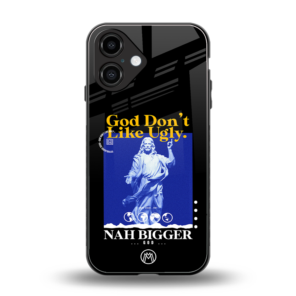 god don't like ugly exclusive back phone cover | glass case for iphone 16