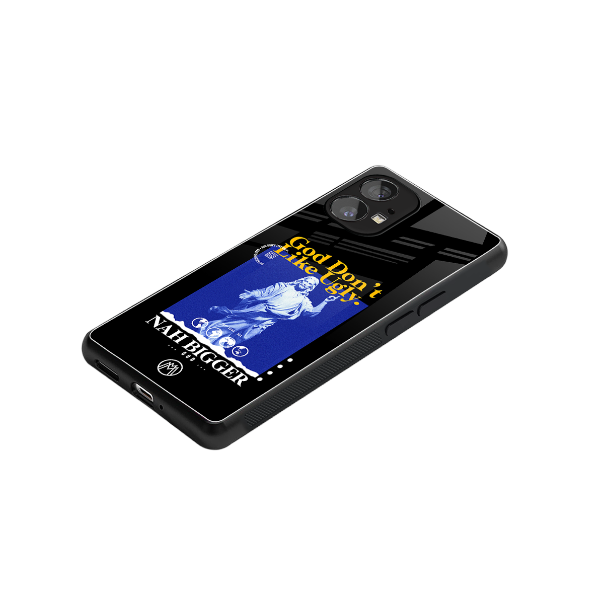 god don't like ugly exclusive back phone cover | glass case for nothing phone 1