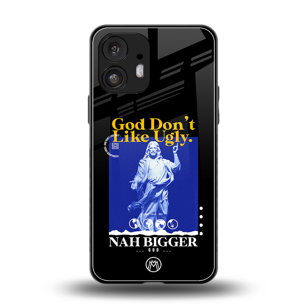 god don't like ugly exclusive back phone cover | glass case for nothing phone 2