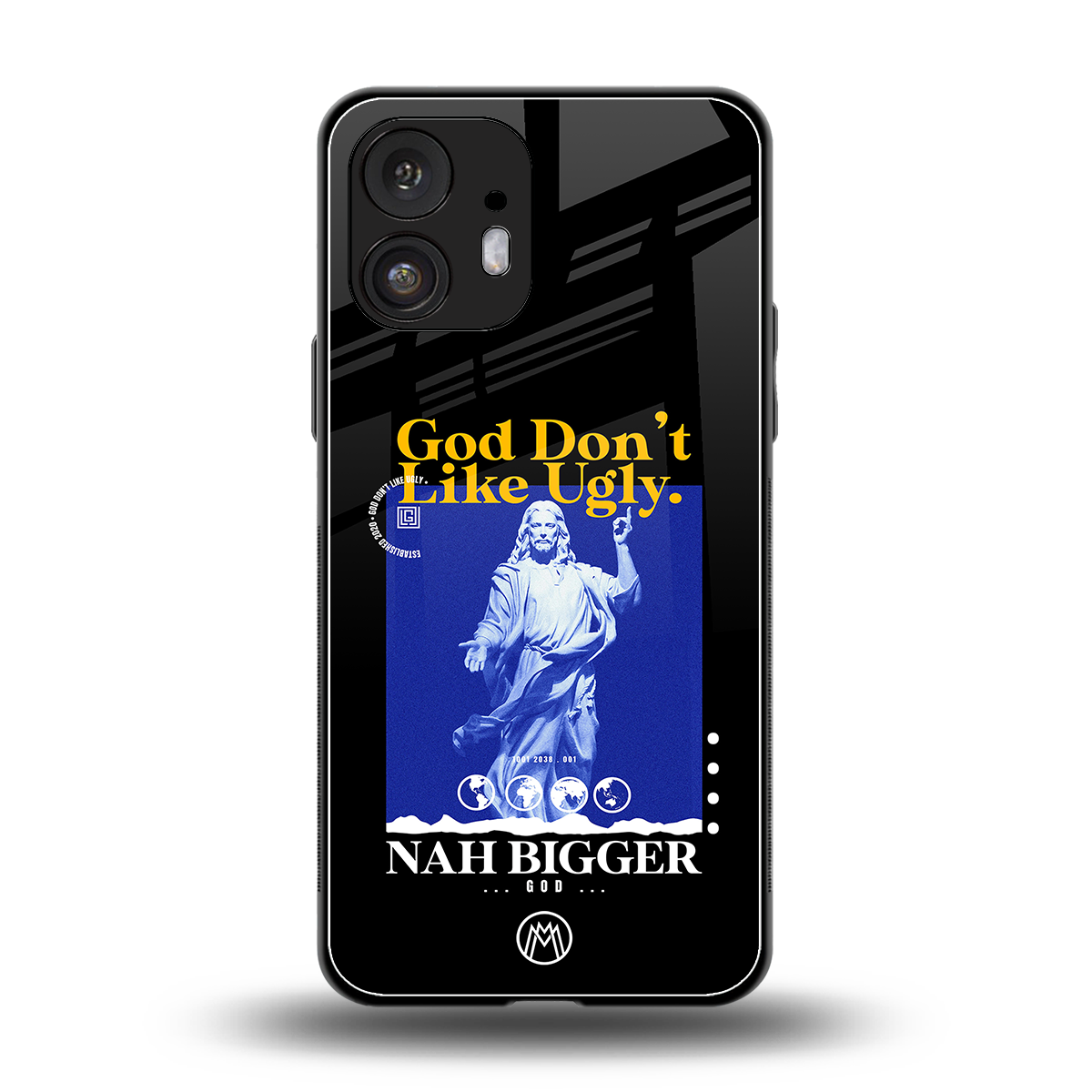 god don't like ugly exclusive back phone cover | glass case for nothing phone 2