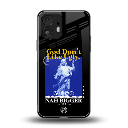 god don't like ugly exclusive back phone cover | glass case for nothing phone 2