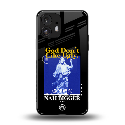 god don't like ugly exclusive back phone cover | glass case for nothing phone 2