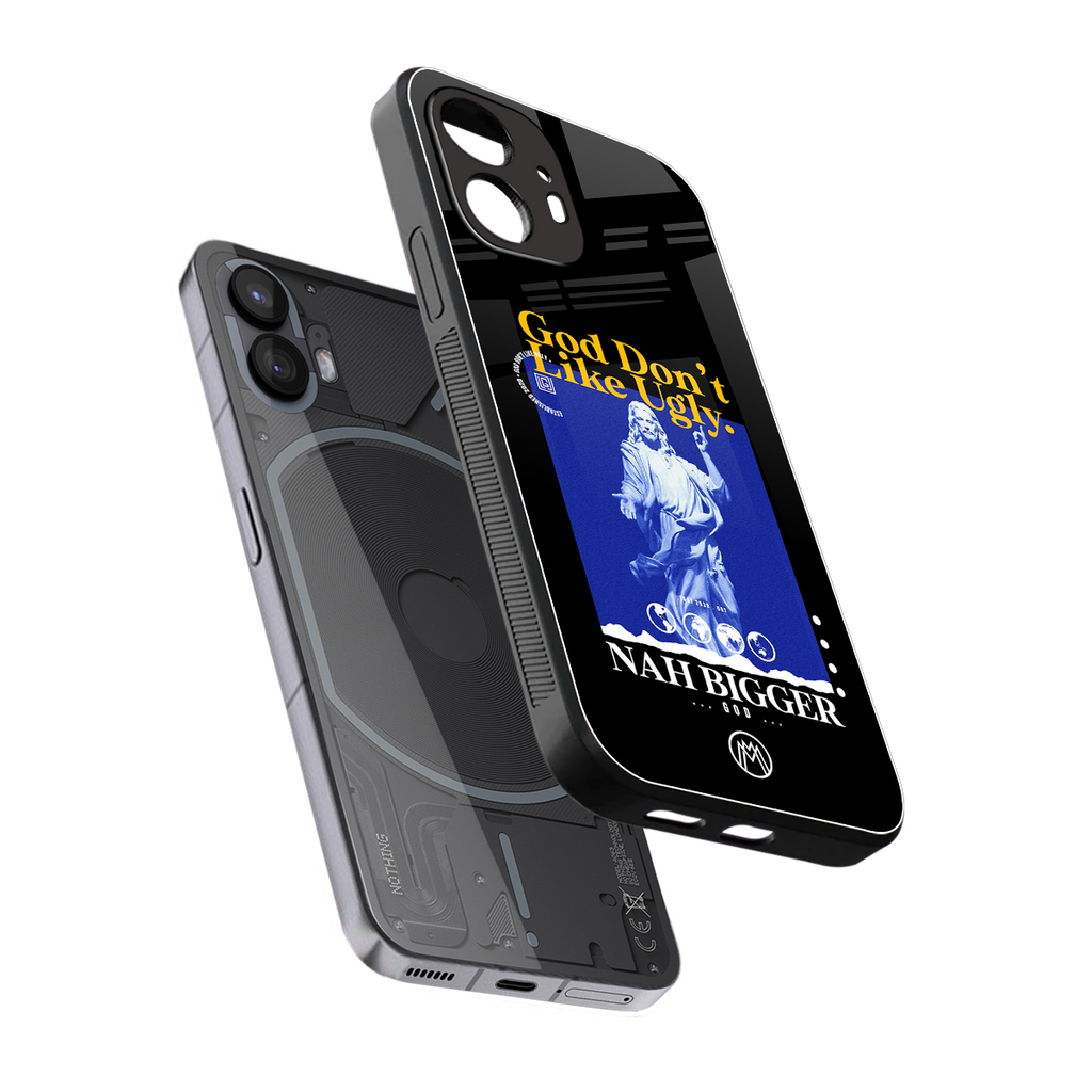 god don't like ugly exclusive back phone cover | glass case for nothing phone 2