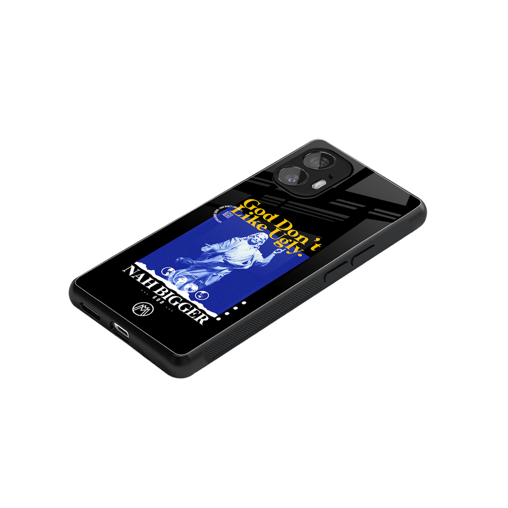 god don't like ugly exclusive back phone cover | glass case for nothing phone 2