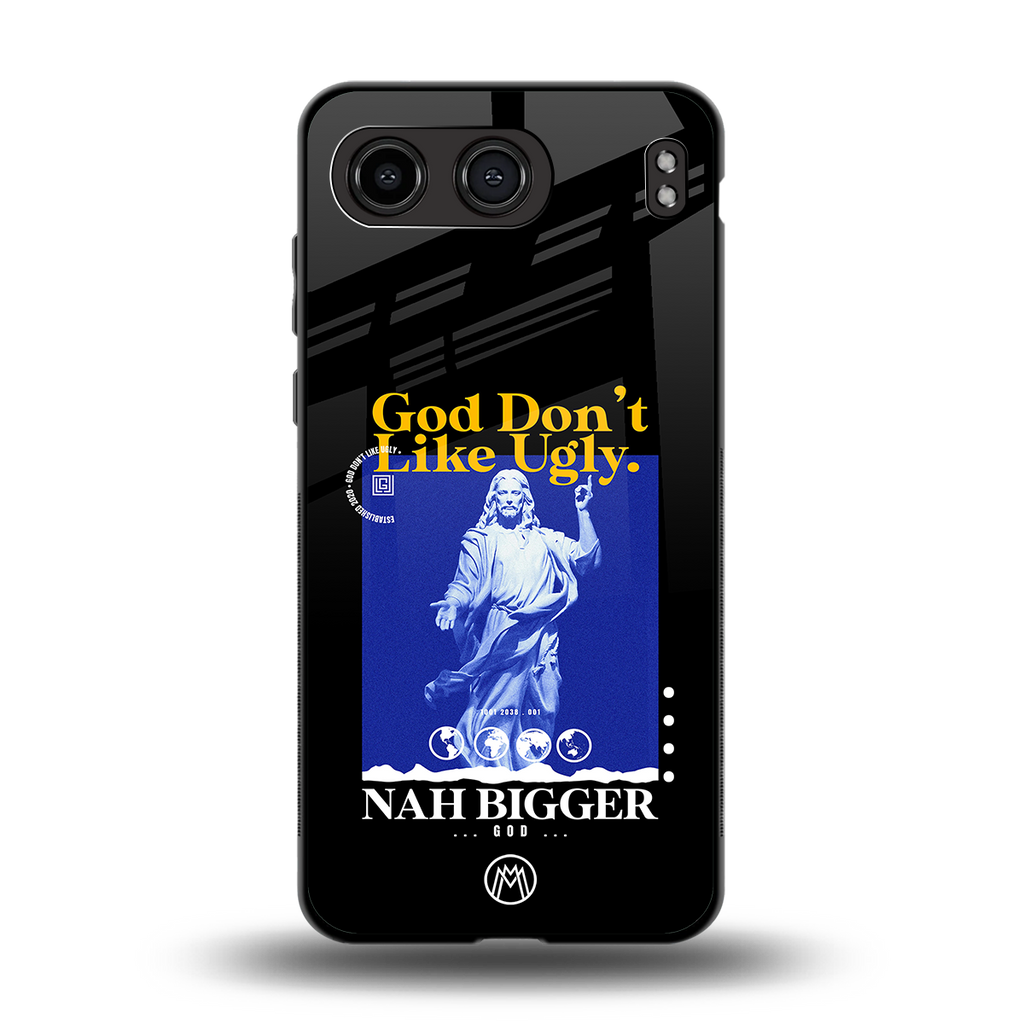 god don't like ugly exclusive back phone cover | glass case for oneplus nord 4