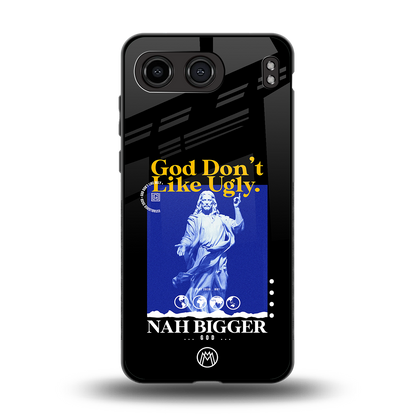 god don't like ugly exclusive back phone cover | glass case for oneplus nord 4