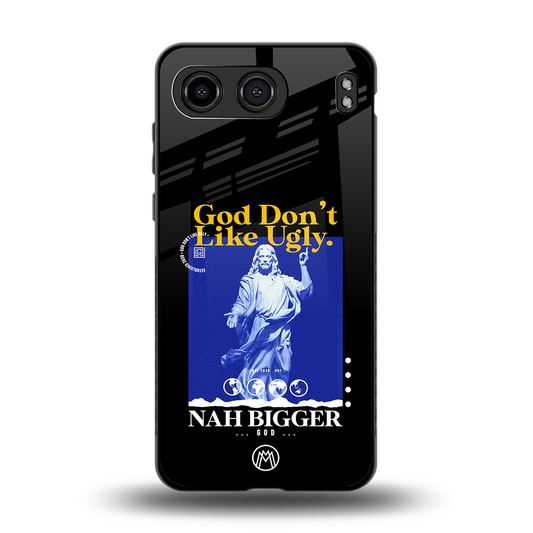 god don't like ugly exclusive back phone cover | glass case for oneplus nord 4