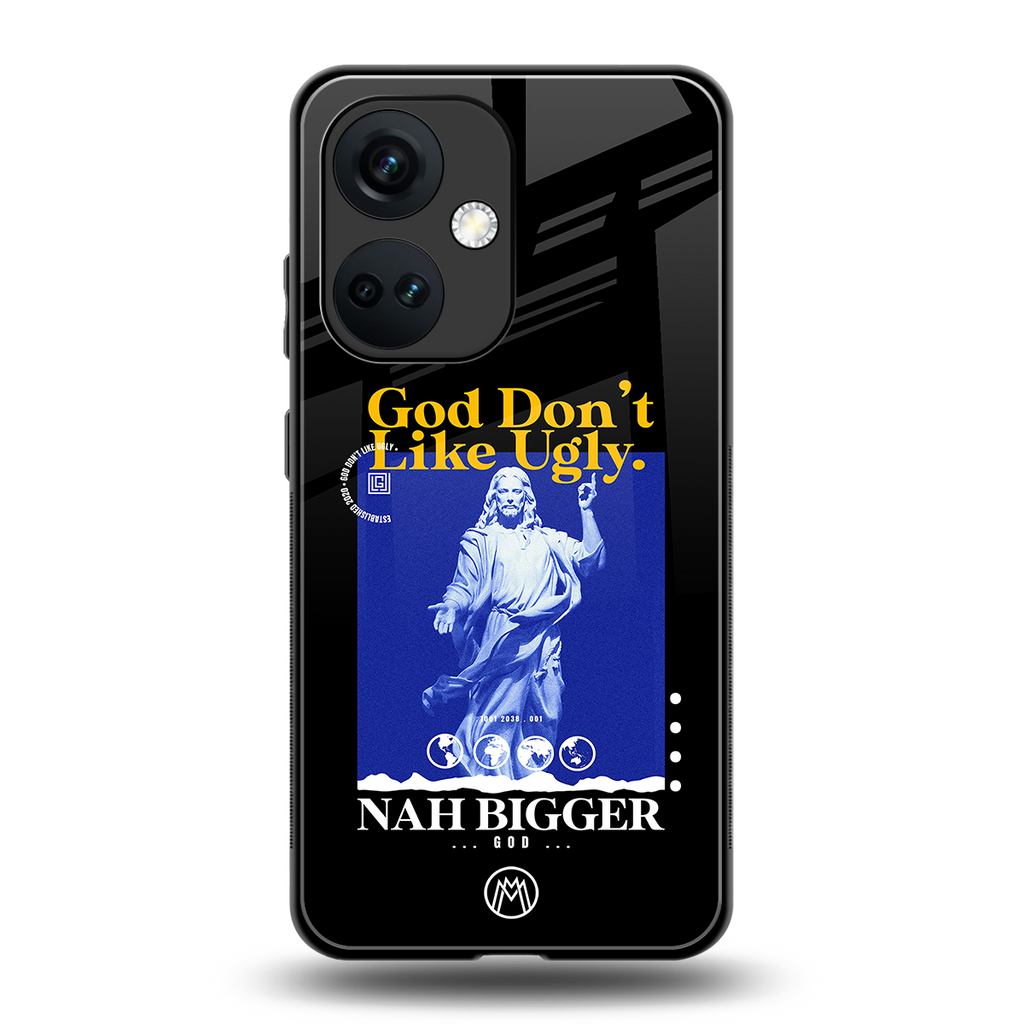 god don't like ugly exclusive back phone cover | glass case for oneplus nord ce 3