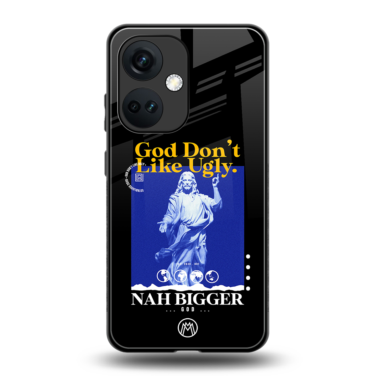 god don't like ugly exclusive back phone cover | glass case for oneplus nord ce 3