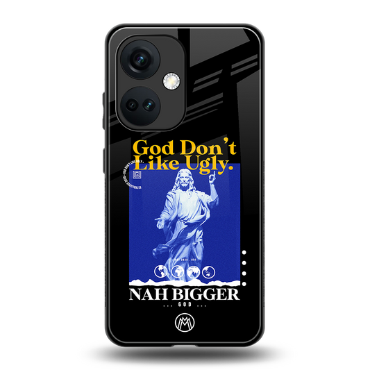 god don't like ugly exclusive back phone cover | glass case for oneplus nord ce 3