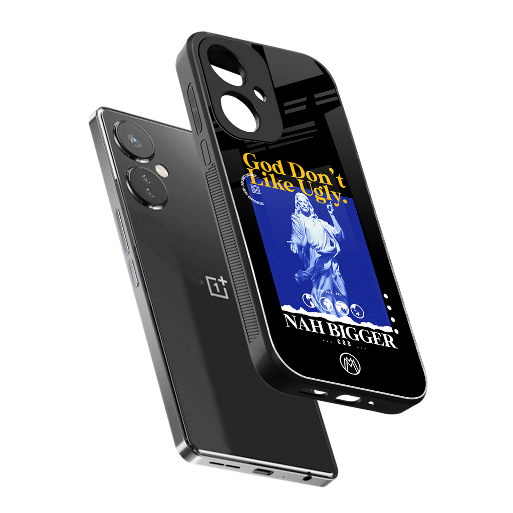 god don't like ugly exclusive back phone cover | glass case for oneplus nord ce 3