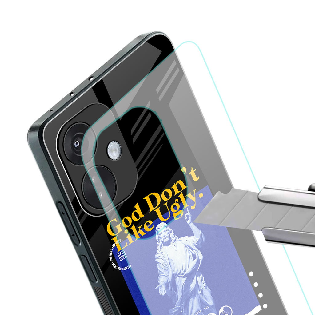 god don't like ugly exclusive back phone cover | glass case for oneplus nord ce 3