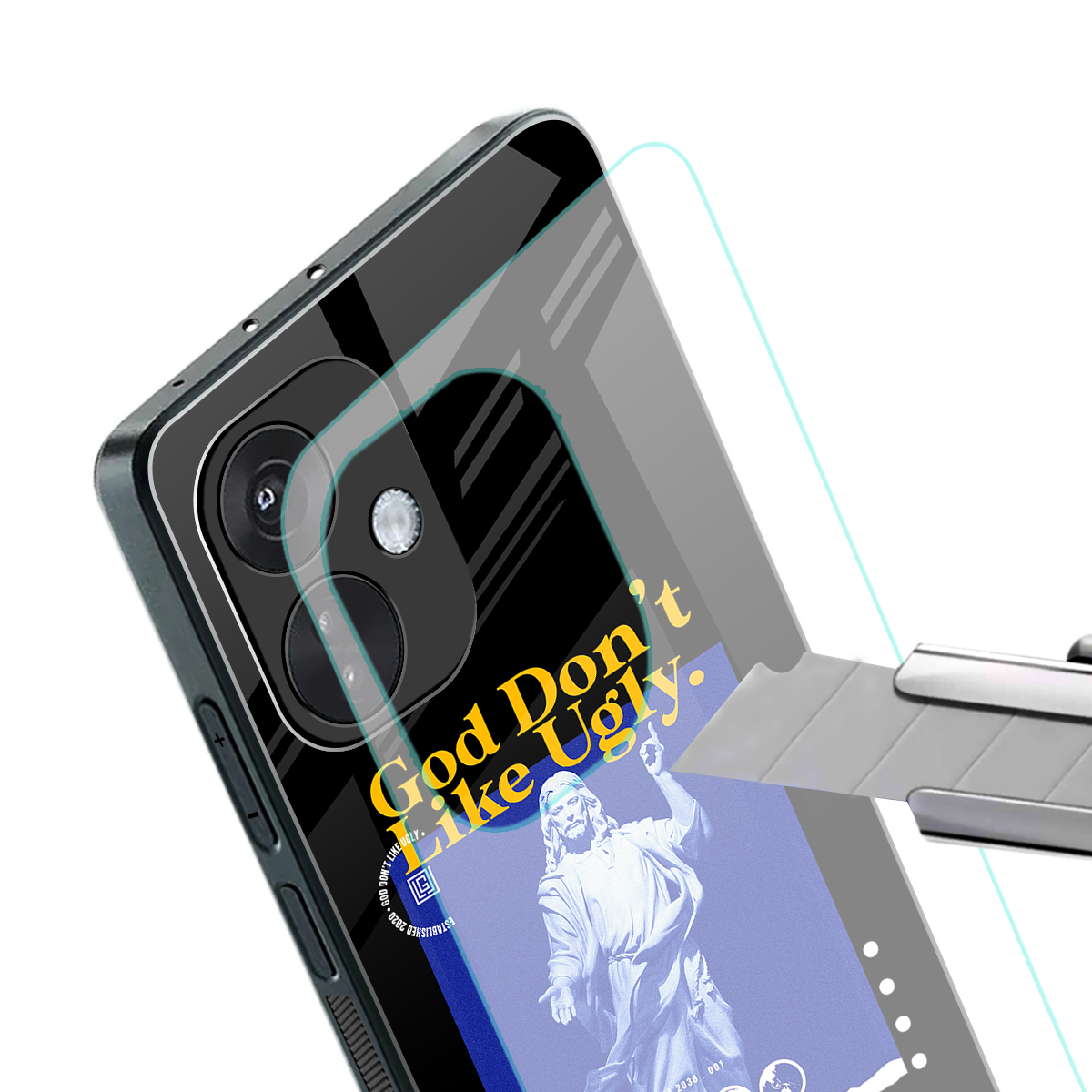 god don't like ugly exclusive back phone cover | glass case for oneplus nord ce 3