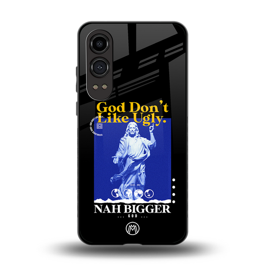 god don't like ugly exclusive back phone cover | glass case for oneplus nord ce 4 lite
