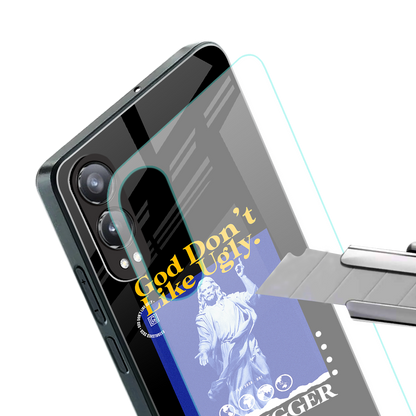 god don't like ugly exclusive back phone cover | glass case for oneplus nord ce 4 lite