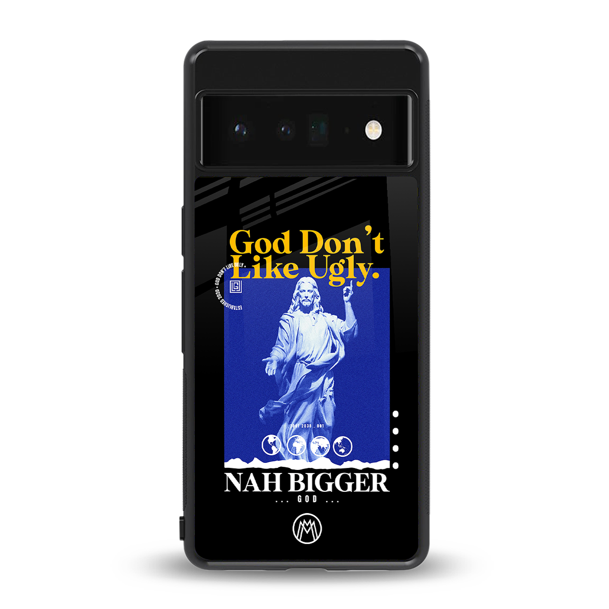 god don't like ugly exclusive back phone cover | glass case for google pixel 6 pro