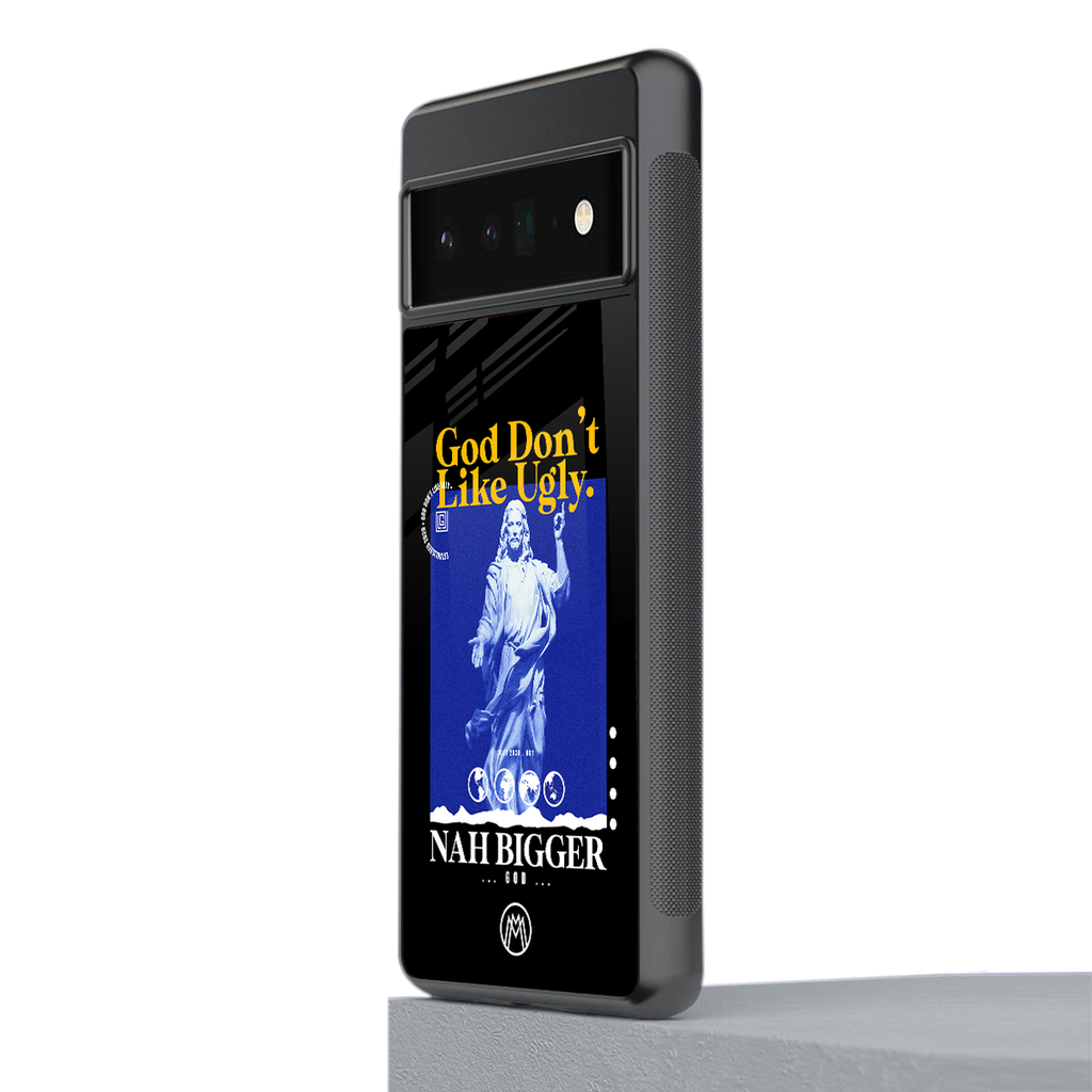 god don't like ugly exclusive back phone cover | glass case for google pixel 6 pro