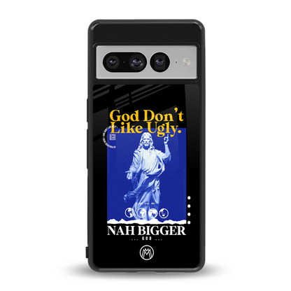 god don't like ugly exclusive back phone cover | glass case for google pixel 7 pro