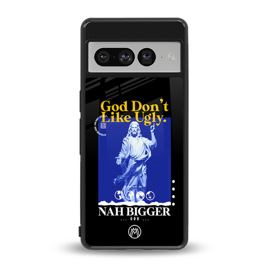 god don't like ugly exclusive back phone cover | glass case for google pixel 7 pro