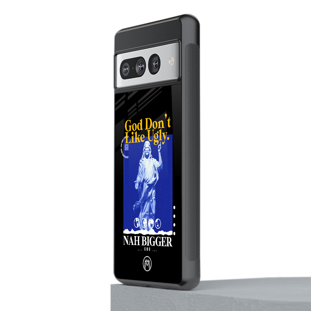 god don't like ugly exclusive back phone cover | glass case for google pixel 7 pro