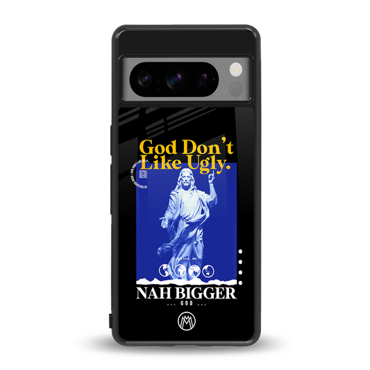 god don't like ugly exclusive back phone cover | glass case for google pixel 8 pro