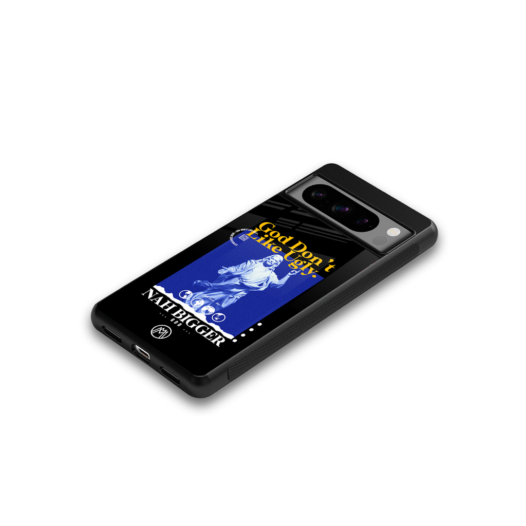 god don't like ugly exclusive back phone cover | glass case for google pixel 8 pro