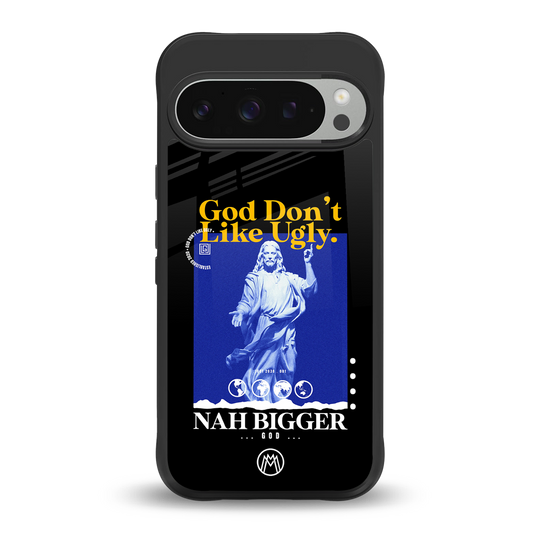 god don't like ugly exclusive back phone cover | glass case for google pixel 9 pro