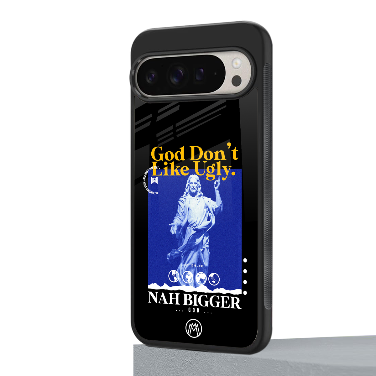 god don't like ugly exclusive back phone cover | glass case for google pixel 9 pro xl