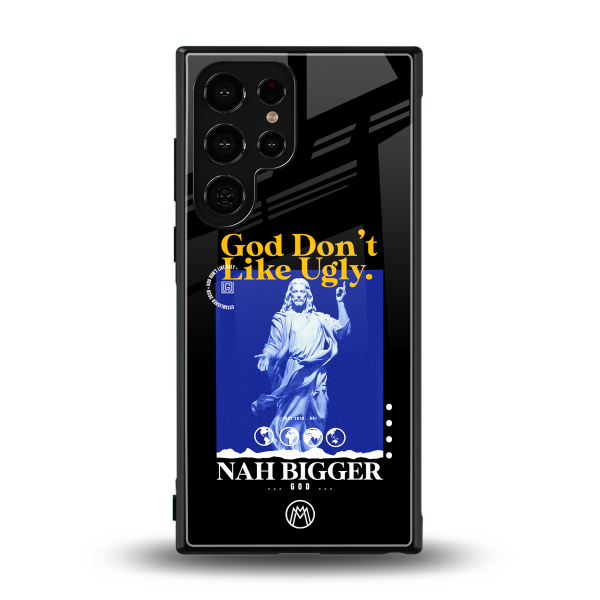 god don't like ugly exclusive back phone cover | glass case for samsung galaxy s23 ultra