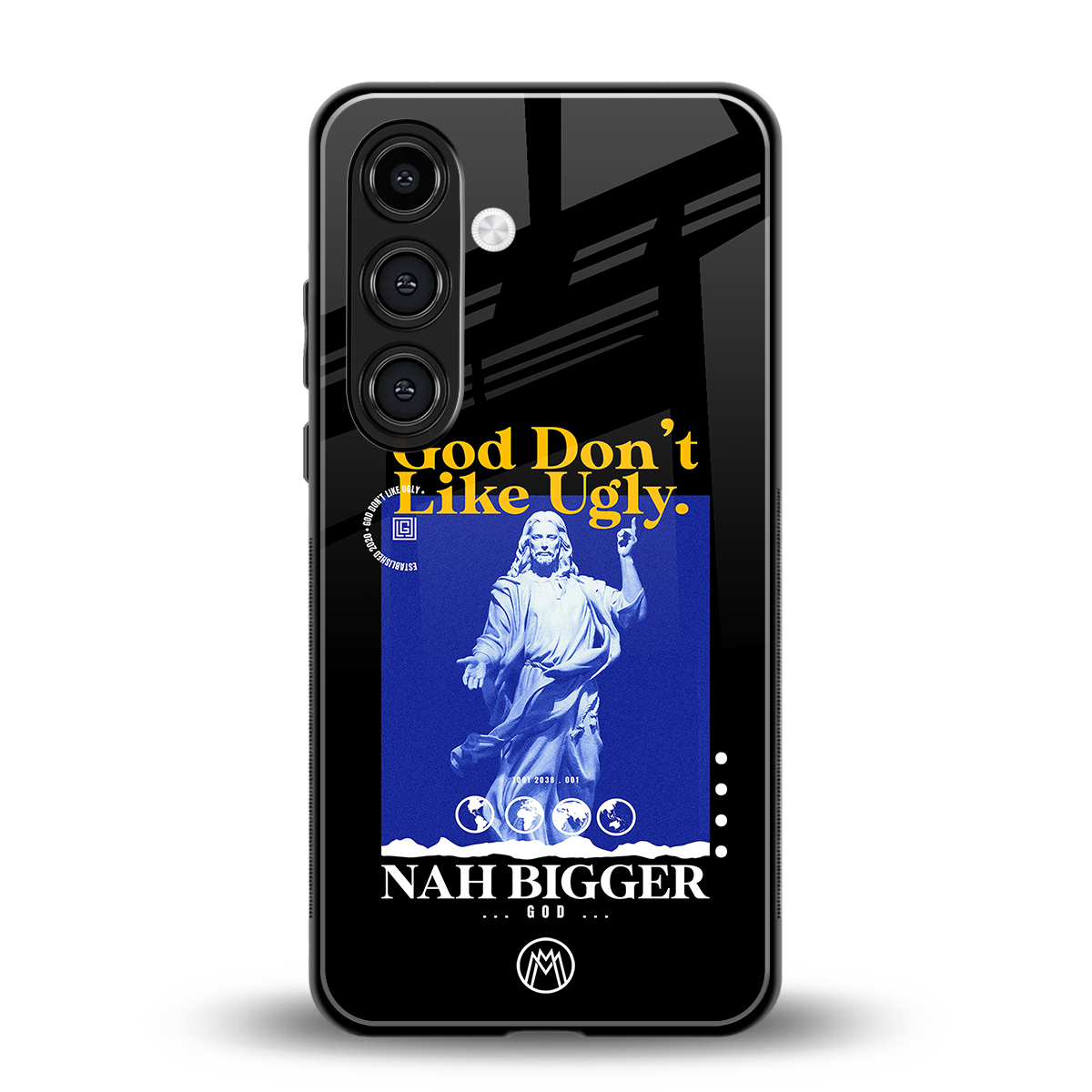 god don't like ugly exclusive back phone cover | glass case for samsung galaxy s25 plus