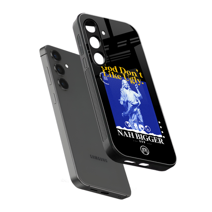 god don't like ugly exclusive back phone cover | glass case for samsung galaxy s24 plus