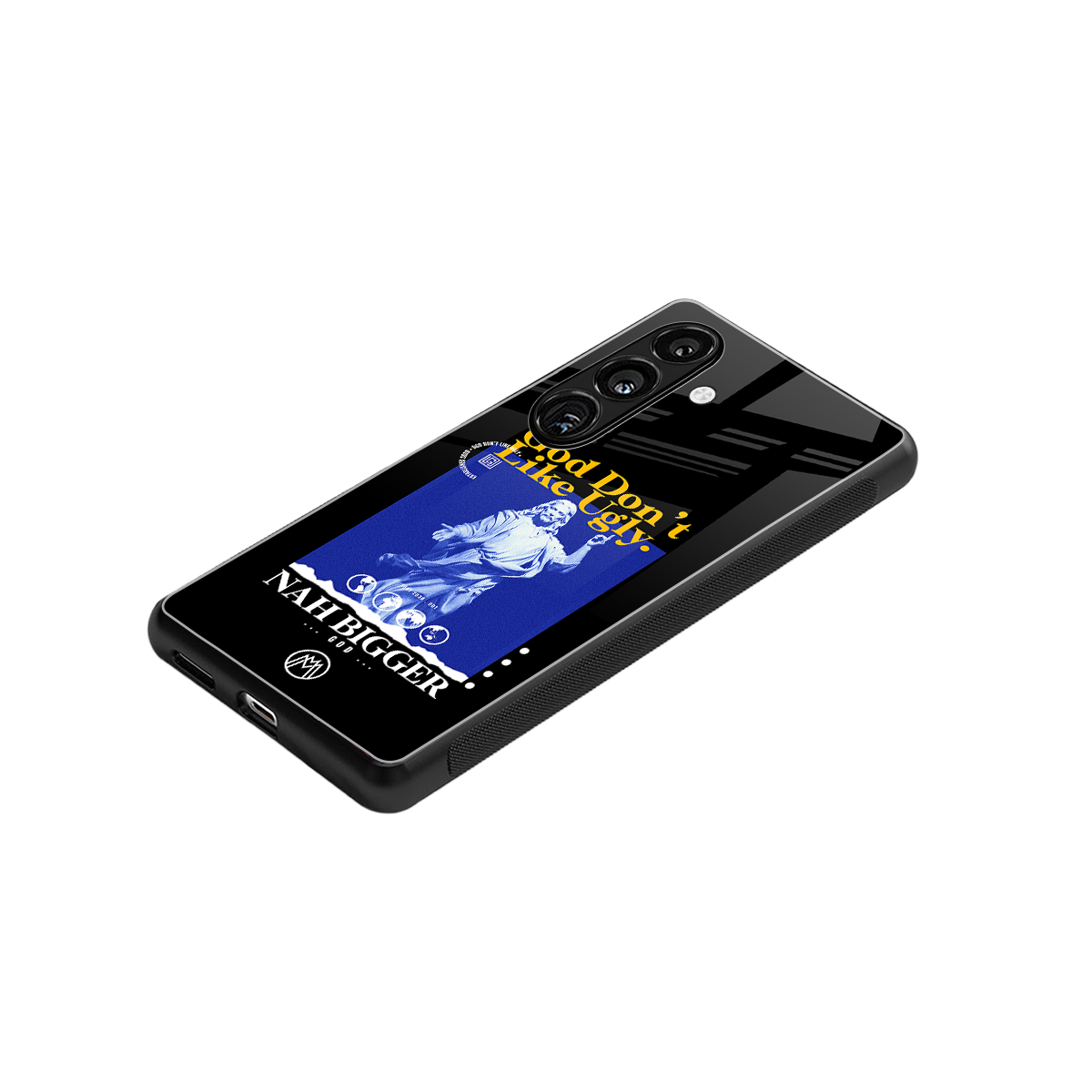 god don't like ugly exclusive back phone cover | glass case for samsung galaxy s24 plus