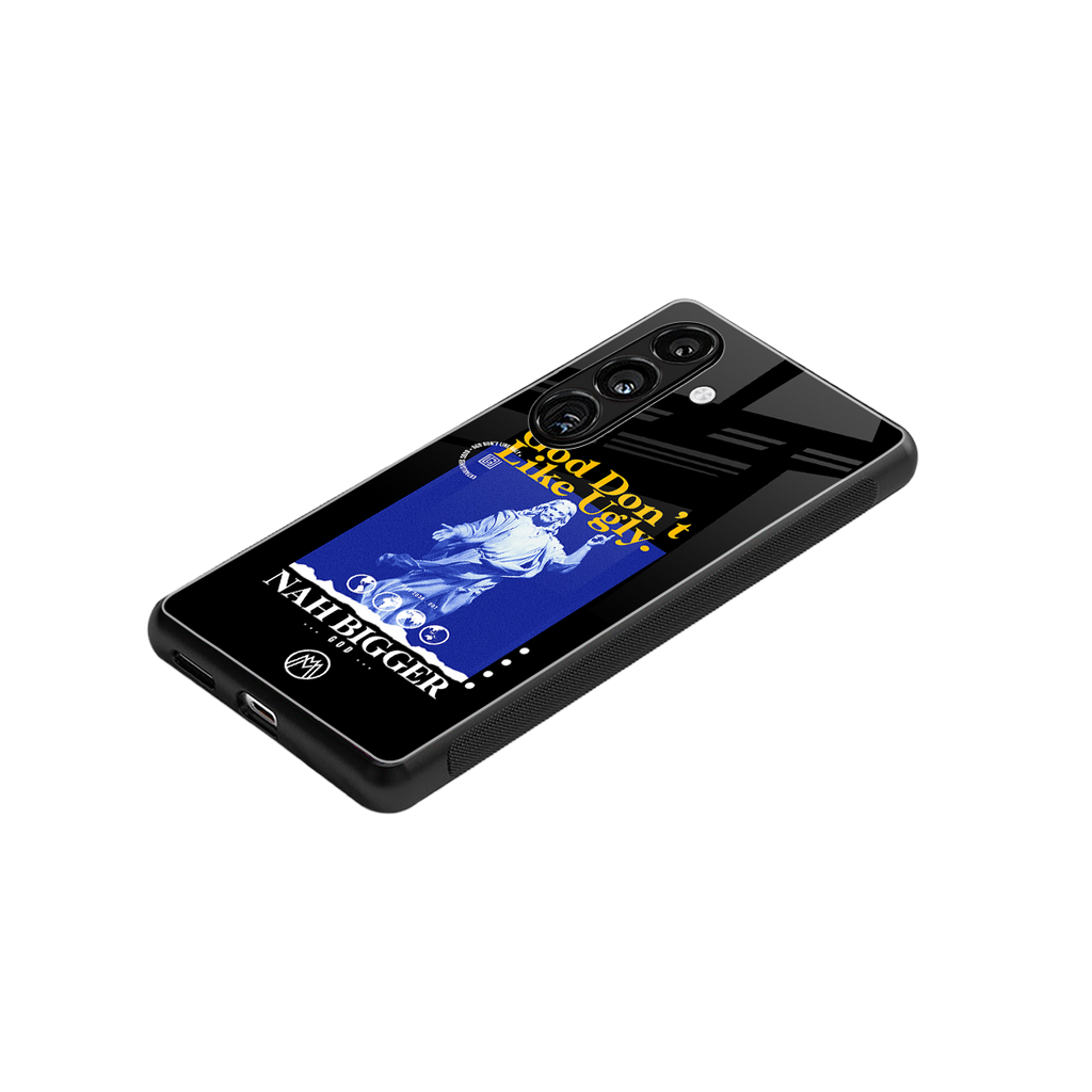 god don't like ugly exclusive back phone cover | glass case for samsung galaxy s25 plus