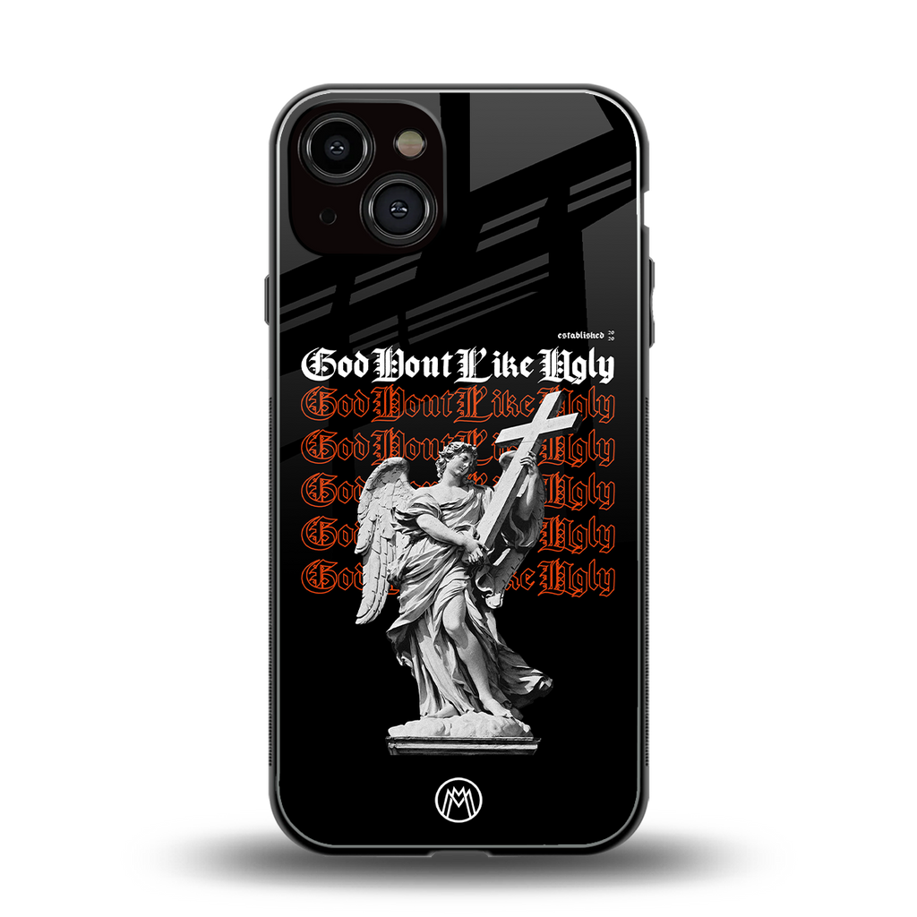 god don't like ugly back phone cover | glass case for iphone 13