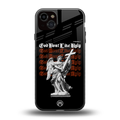 god don't like ugly back phone cover | glass case for iphone 15 plus